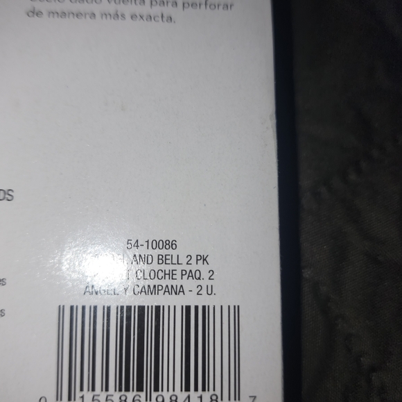 EK TOOLS NWOT  set of 2 MINI PUNCHES. DOVE & BELL PATTERN - Picture 3 of 5